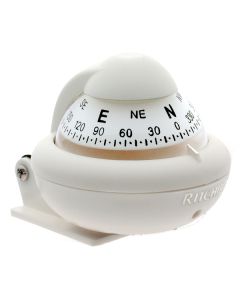 Ritchie X-10W-M RitchieSport Compass - Bracket Mount - White