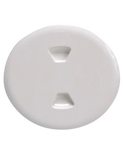 Beckson 5" Twist-Out Deck Plate - White