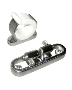 TACO  Stainless Steel Adjustable Reel Hanger Kit w/Rod Tip Holder - Adjusts from 1.875" - 3.875"