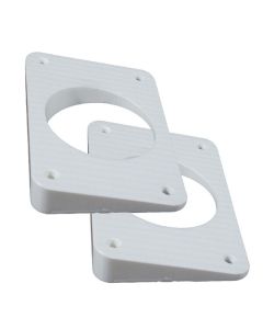 TACO Wedge Plates f/Grand Slam Outriggers - White