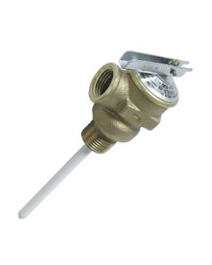 Camco Temperature & Pressure Relief Valve - 1/2" Valve w/4" Probe