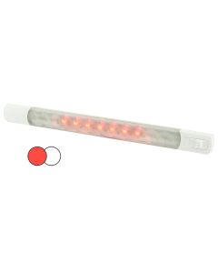 Hella Marine Surface Strip Light w/Switch - White/Red LEDs - 12V