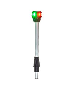 Attwood LightArmor Bi-Color Navigation Pole Light w/Task Light - Straight - 10"