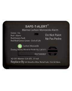 Safe-T-Alert 62 Series Carbon Monoxide Alarm - 12V - 62-541-Marine - Surface Mount - Black