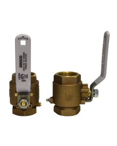 GROCO 1/2" NPT Bronze In-Line Ball Valve