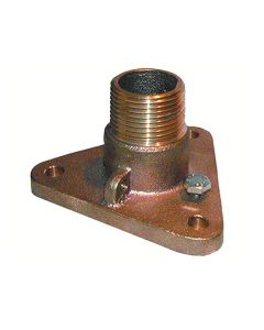 GROCO 3/4" Bronze NPS to NPT Flange Adapter