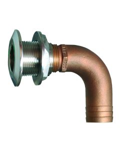 GROCO 1-1/4" 90 Degree Hose Thru-Hull Fitting