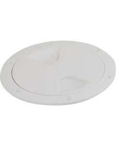 Sea-Dog Screw-Out Deck Plate - White - 4"