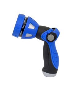 HoseCoil Thumb Lever Nozzle w/Metal Body & Nine Pattern Adjustable Spray Head