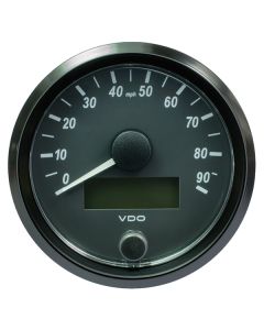 VDO SingleViu 80mm (3-1/8") Speedometer - 90MPH