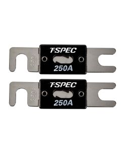 T-Spec V8 Series 250 AMP ANL Fuse - 2 Pack