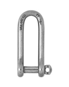 Wichard Captive Pin Long D Shackle - Diameter 5mm - 3/16"