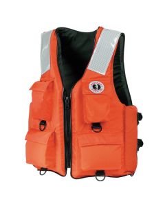 Mustang 4-Pocket Flotation Vest - Orange - Large