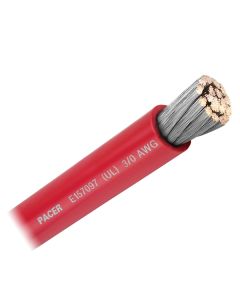 Pacer Red 3/0 AWG Battery Cable - Sold By The Foot