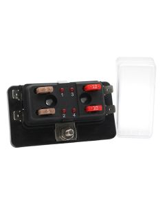 Cole Hersee Standard 4 MINI Series Fuse Block w/LED Indicators