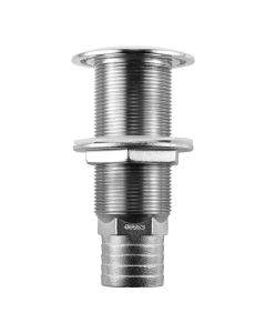 Attwood Stainless Steel Scupper Valve Barbed - 1-1/2" Hose Size