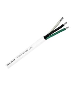 Pacer Round 3 Conductor Cable - 100' - 12/3 AWG - Black, Green & White