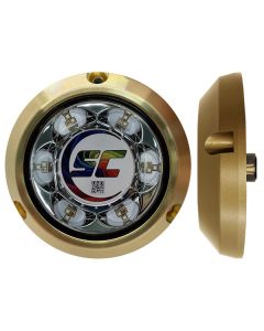 Shadow-Caster SC3 Series CC (Full Color Change) Bronze Surface Mount Underwater Light