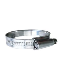 Trident Marine 316 SS Non-Perforated Worm Gear Hose Clamp - 15/32" Band - (1-1/4" – 1-3/4") Clamping Range - 10-Pack - SAE Size 20