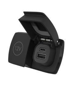 Scanstrut Flip Pro Duo - USB-A & USB-C w/12V Power Socket