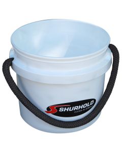 Shurhold World's Best Rope Handle Bucket - 3.5 Gallon - White