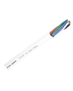 Pacer Round 6 Conductor Cable - By The Foot - 16/6 AWG - Black, Brown, Red, Green, Blue & White