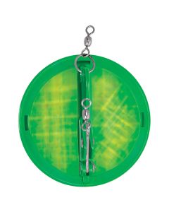 Luhr-Jensen 3-1/4" Dipsy Diver - Kelly Green/Silver Bottom Moon Jelly