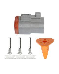 Pacer DT Deutsch Plug Repair Kit - 14-18 AWG (3 Position)