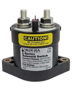 Blue Sea 7765 L-Series Solenoid Switch - 150A - 12/24V DC