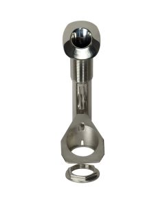 C.E. Smith 70 Series Screwless Flush Mount Rod Holder - 30 Degree - Stainless Steel - Cast Bottom - Black Liner - Boxed