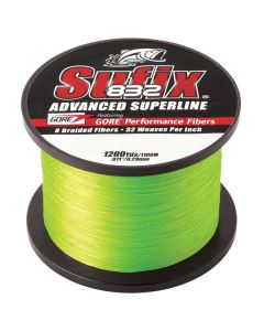 Sufix 832® Advanced Superline® Braid - 10lb - Neon Lime - 1200 yds