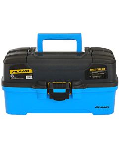 Plano 3-Tray Tackle Box w/Dual Top Access - Smoke & Bright Blue