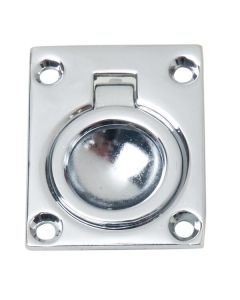 Perko Flush Ring Pull - Chrome Plated Zinc