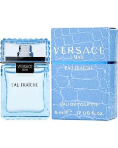 Versace Man Eau Fraiche Edt 0.17 Oz Mini For Men