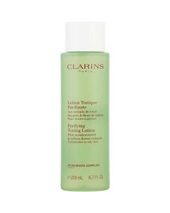 Clarins Purifying Toning Lotion With Meadowsweet & Saffron Flower Extracts - Combination To Oily Skin  --200ml/6.7oz For Women