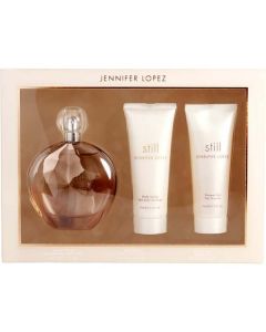 Still Jennifer Lopez Eau De Parfum Spray 3.4 Oz & Body Lotion 2.5 Oz & Shower Gel 2.5 Oz For Women