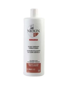 Nioxin System 4 Scalp Therapy Conditioner For Fine Chemically Enhanced Noticeably Thinning Hair 33.8 Oz (packaging May Vary) For Unisex