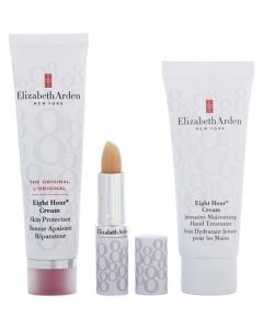 Elizabeth Arden Eight Hour Cream Beauty Must-haves Set: Skin Protectant 1.7 Oz + Hand Treatment 2.3 Oz + Lip Protectant Stick 0.13 Oz --3pcs For Women