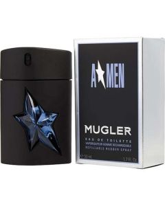 Angel Edt Spray Rubber Bottle Refillable 1.7 Oz For Men