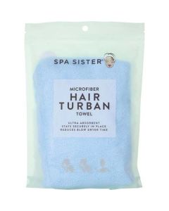 Spa Accessories Spa Sister Microfiber Hair Turban - White For Unisex