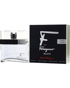 F By Ferragamo Pour Homme Black Edt Spray 3.4 Oz For Men