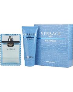 Versace Man Eau Fraiche Edt Spray 3.4 Oz & Shower Gel 3.4 Oz (travel Offer) For Men