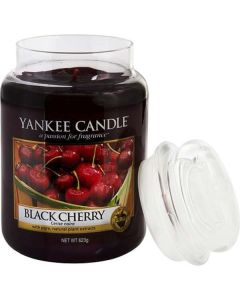 Yankee Candle Black Cherry Scented Large Jar 22 Oz For Unisex