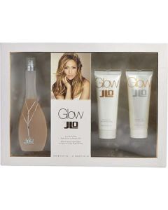 Glow Edt Spray 3.4 Oz & Body Lotion 2.5 Oz & Shower Gel 2.5 Oz For Women