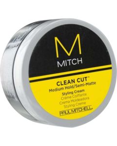 Paul Mitchell Men Mitch Clean Cut Medium Hold/semi-matte Styling Cream 3 Oz For Men