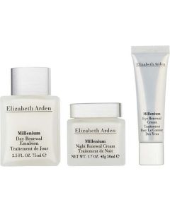 Elizabeth Arden Millenium Set: Day Renewal Emulsion + Night Renewal Cream + Eye Renewal Cream --3pcs For Women