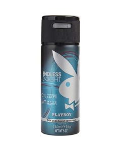 Playboy Endless Night Deodorant Body Spray 5 Oz For Men