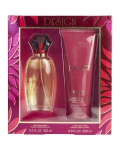 Design Eau De Parfum Spray 3.4 Oz & Body Lotion 6.8 Oz For Women