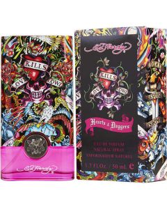 Ed Hardy Hearts & Daggers Eau De Parfum Spray 1.7 Oz For Women