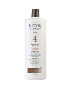 Nioxin System 4 Cleanser For Fine Chemically Enhanced Noticeably Thinning Hair Color Safe 33.8 Oz (packaging May Vary) For Unisex